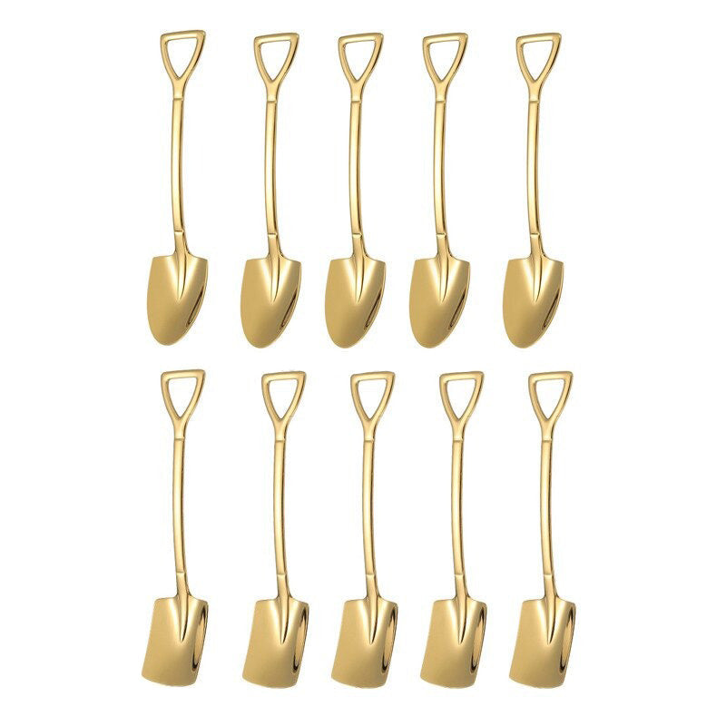10PCS Kaffeelöffel Schaufel Dessertlöffel Teelöffel Rührlöffel | Brehn