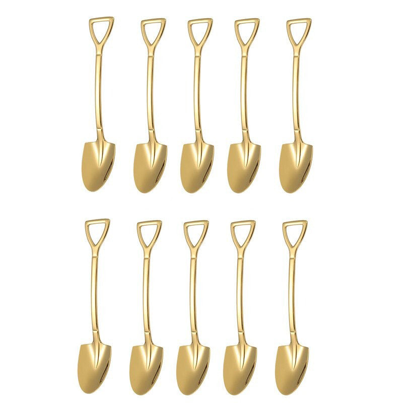 10PCS Kaffeelöffel Schaufel Dessertlöffel Teelöffel Rührlöffel | Brehn