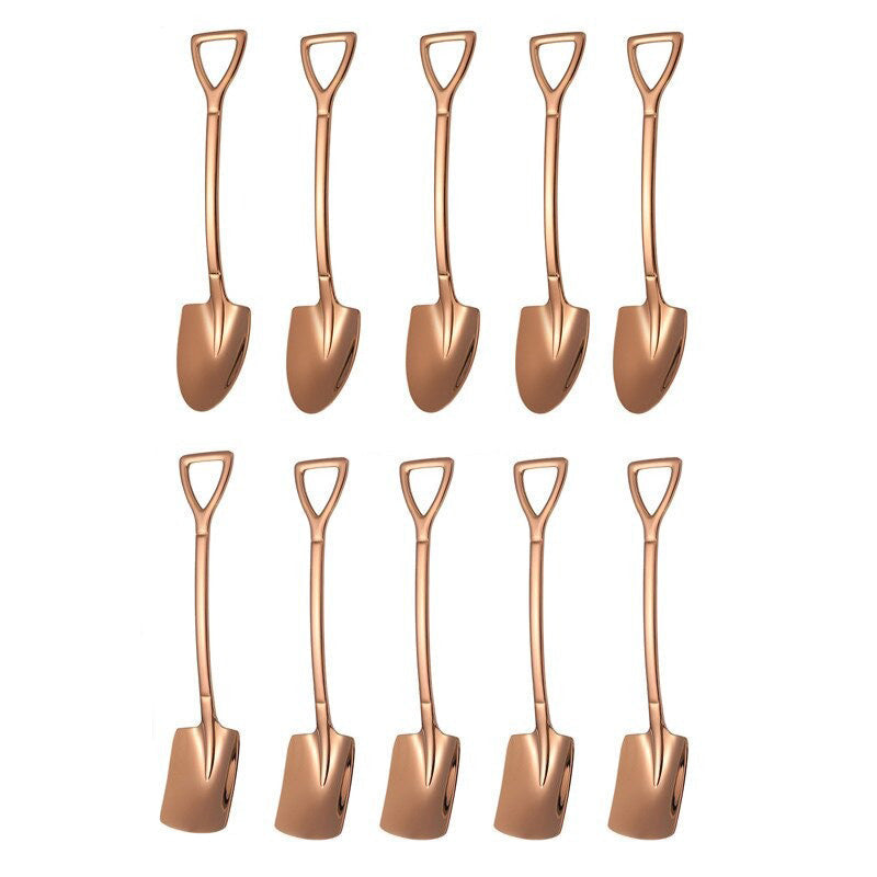 10PCS Kaffeelöffel Schaufel Dessertlöffel Teelöffel Rührlöffel | Brehn