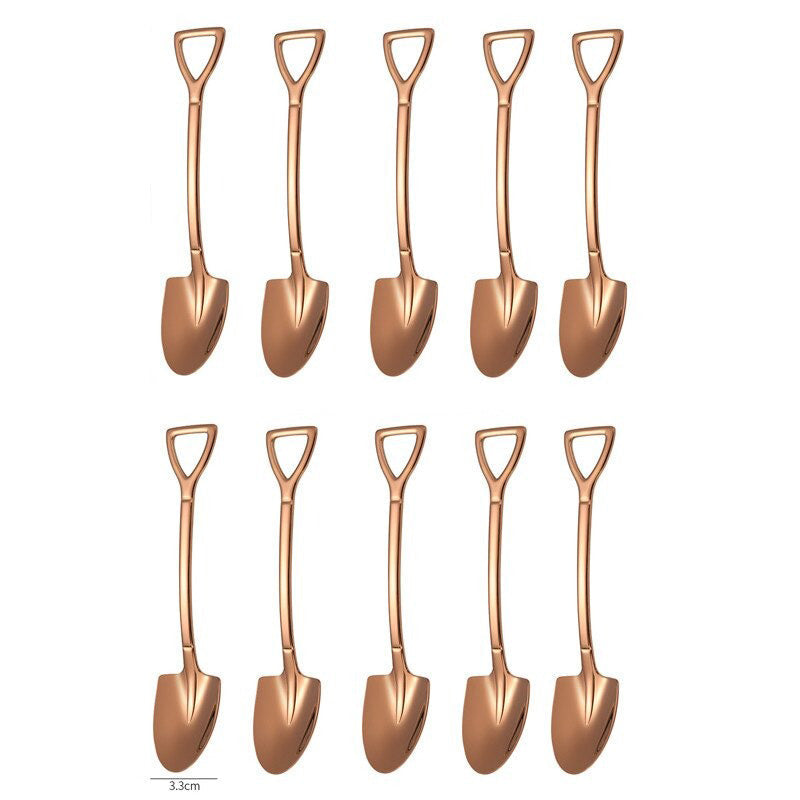 10PCS Kaffeelöffel Schaufel Dessertlöffel Teelöffel Rührlöffel | Brehn