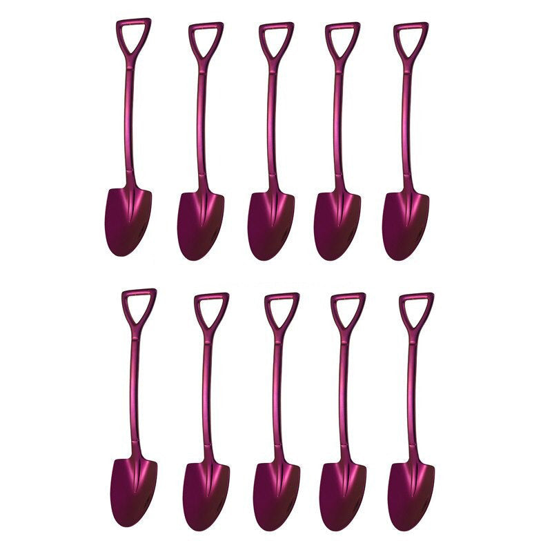 10PCS Kaffeelöffel Schaufel Dessertlöffel Teelöffel Rührlöffel | Brehn