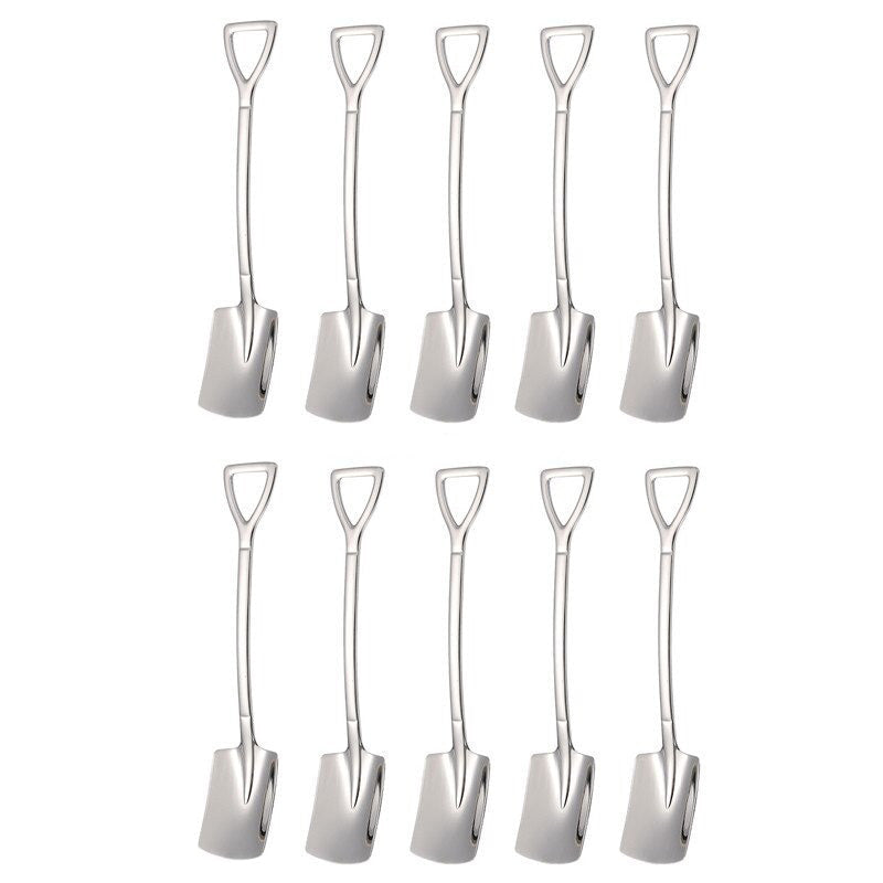 10PCS Kaffeelöffel Schaufel Dessertlöffel Teelöffel Rührlöffel | Brehn