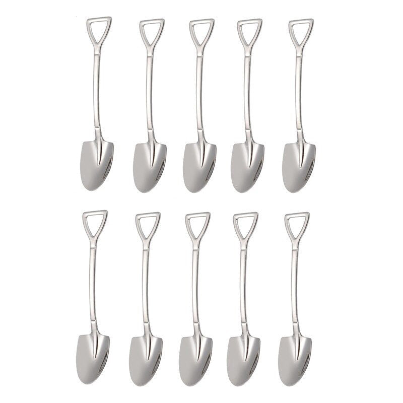 10PCS Kaffeelöffel Schaufel Dessertlöffel Teelöffel Rührlöffel | Brehn
