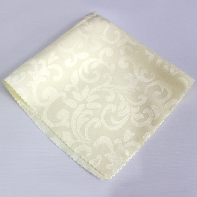 10 Stück Polyester Jacquard Tischservietten Dinner Servietten Taschentücher | Brehn