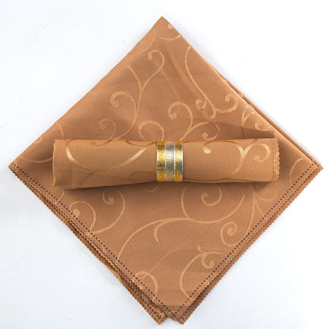 10 Stück Polyester Jacquard Tischservietten Dinner Servietten Taschentücher | Brehn