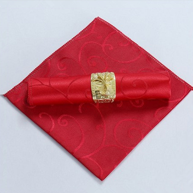 10 Stück Polyester Jacquard Tischservietten Dinner Servietten Taschentücher | Brehn