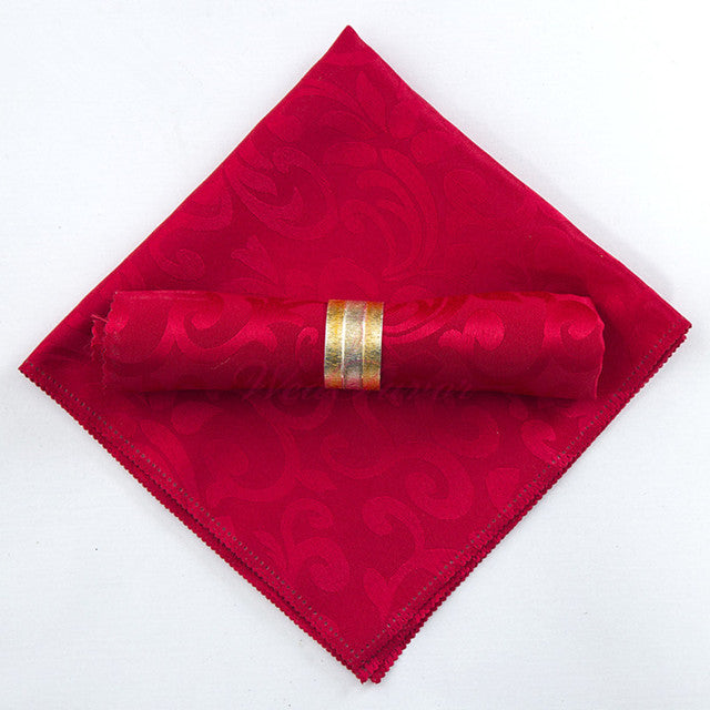 10 Stück Polyester Jacquard Tischservietten Dinner Servietten Taschentücher | Brehn