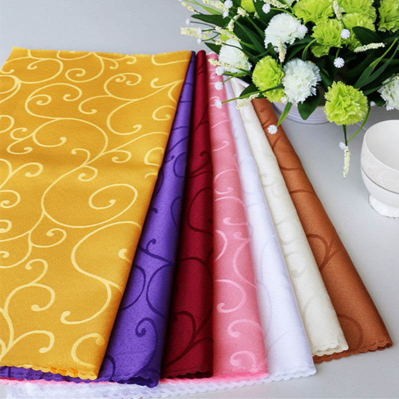 10 Stück Polyester Jacquard Tischservietten Dinner Servietten Taschentücher | Brehn