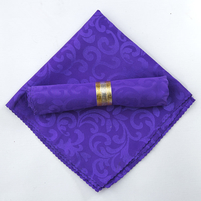 10 Stück Polyester Jacquard Tischservietten Dinner Servietten Taschentücher | Brehn