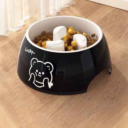 Langsam-Fressnapf aus Melamin für Hunde