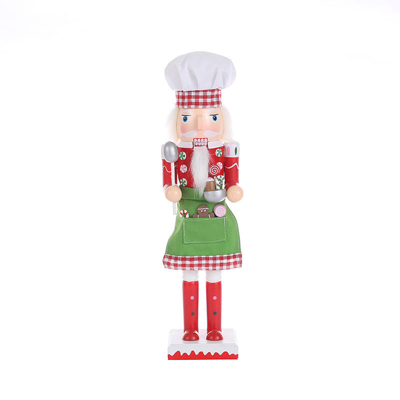 Nussknacker-Set aus Holz, 38 cm, 2-teilig