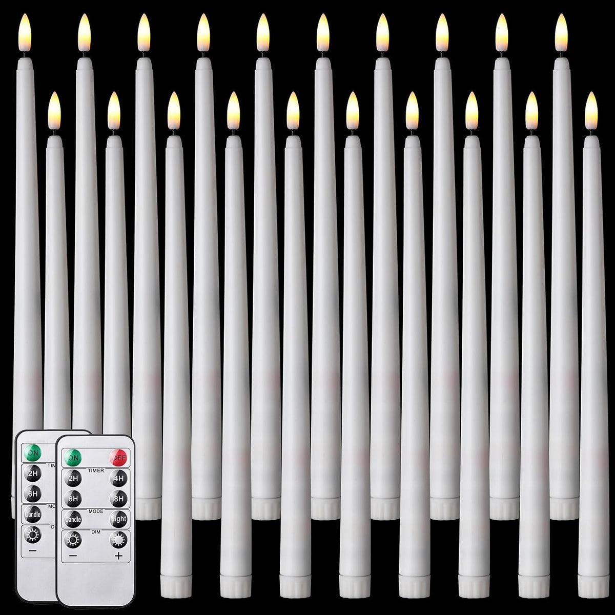 LED-Stabkerze mit Kunststoffgehäuse