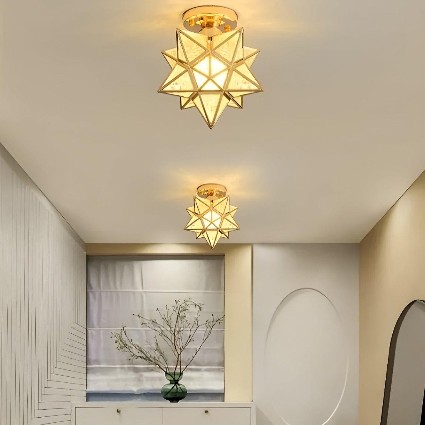 HaloStar Licht - Elegante LED-Deckensternleuchte | Brehn