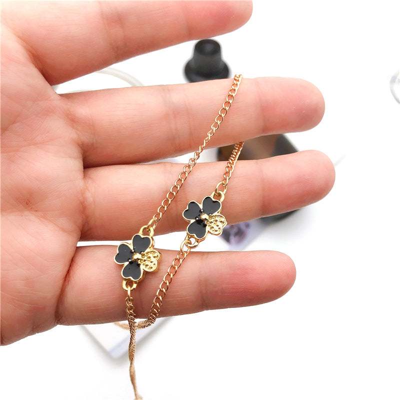 Elegante florale Charme Brillen Kette Brehn