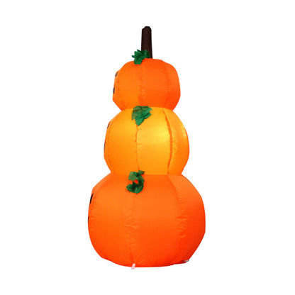 Aufblasbare Halloween-Gartenfigur mit integrierter LED-Beleuchtung und Erdspießen