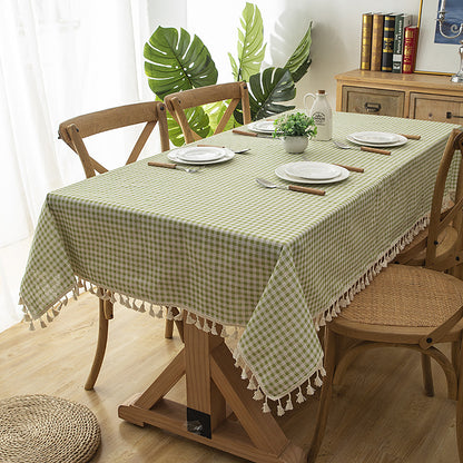 Elegante dekorative Tischdecke