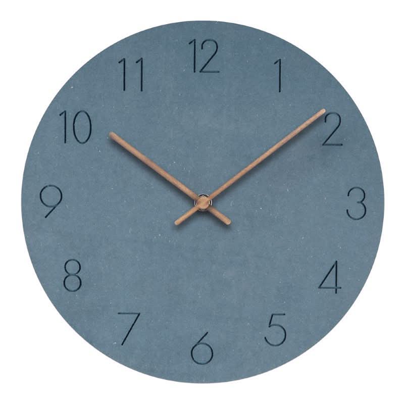 Geräuschlose Wanduhr im nordischen Stil für moderne Räume
