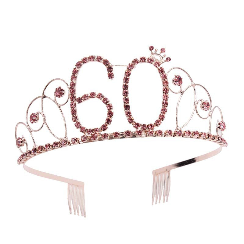 Damen Glitzernde Tiara für den 16. Geburtstag Brehn