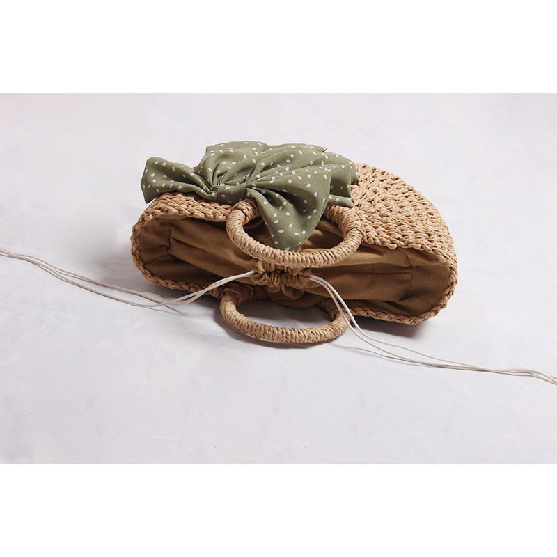 Korbtasche mit Dekorativen Schleifendetails Brehn