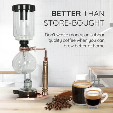 Japanische Siphon-Kaffeemaschine