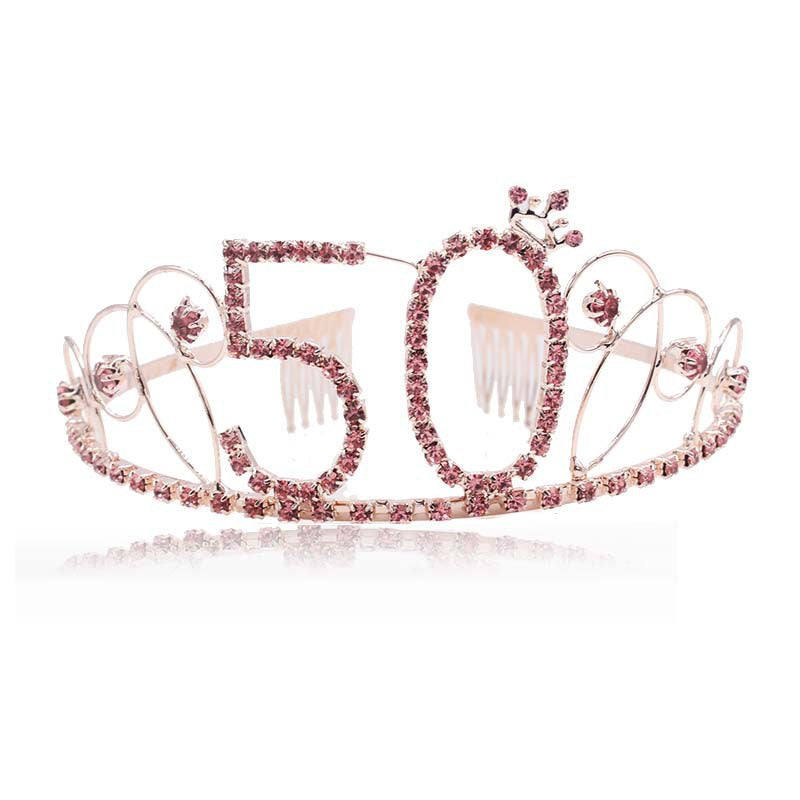 Damen Glitzernde Tiara für den 16. Geburtstag Brehn