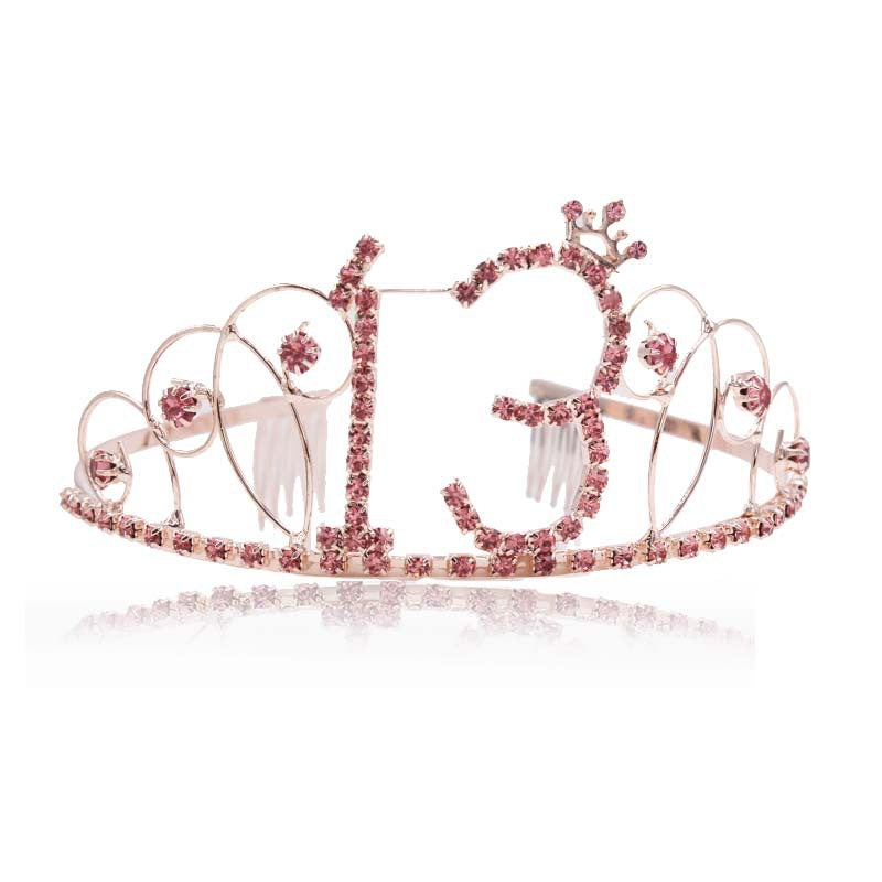 Damen Glitzernde Tiara für den 16. Geburtstag Brehn