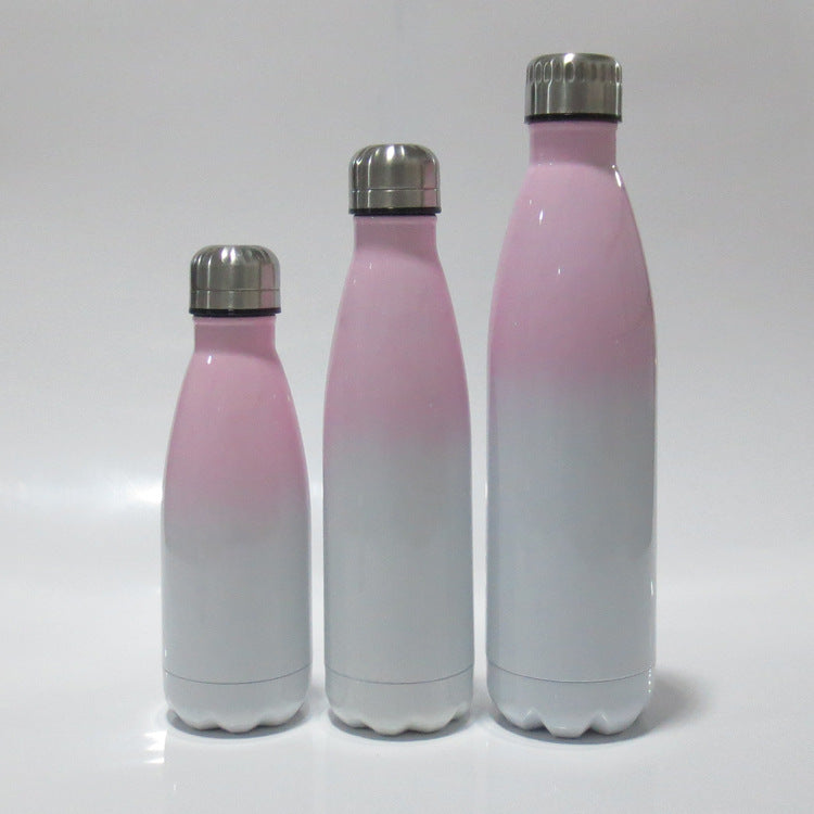 Damen Edelstahl Isolierflasche mit innovativer Grip-Oberfläche Brehn
