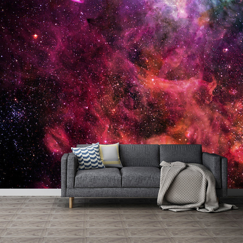 Brehn | Paarse und Rosa Simplicity Wand Vollständige Größe Galaxy Wanddekoration für Decke, Anpassbare Größe Verfügbar