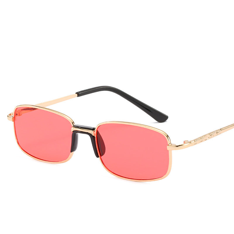 Stilvolle Anguläre Rechteck-Sonnenbrille Brehn