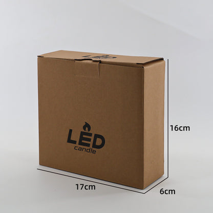 LED-Echtwachs-Optik Kerze mit beweglicher Flamme