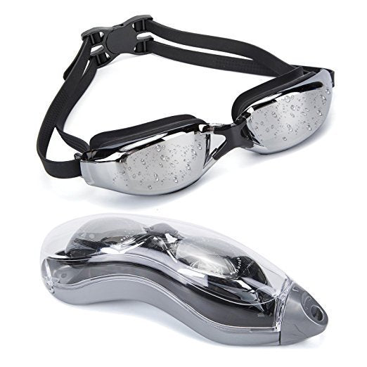 Schwimmset mit Ergonomischer Schwimmbrille und Bequemer Kappe Brehn