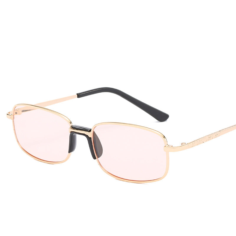 Stilvolle Anguläre Rechteck-Sonnenbrille Brehn