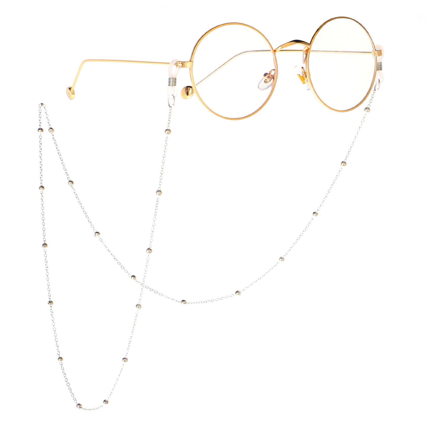 Elegante Brillen Kette mit dekorativen Perlen Brehn