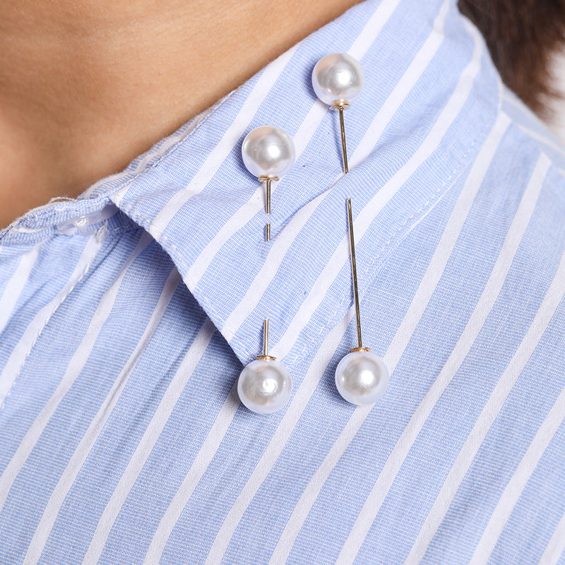 Modern Ball-Stud Brosche Set Brehn