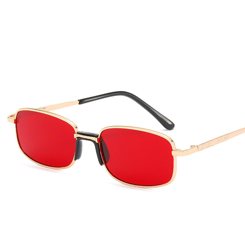 Stilvolle Anguläre Rechteck-Sonnenbrille Brehn