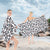 Strandtuch mit modernem Blatt- und geometrischem Design Brehn
