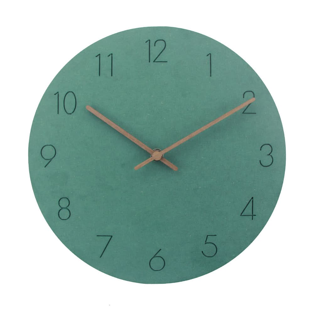 Geräuschlose Wanduhr im nordischen Stil für moderne Räume