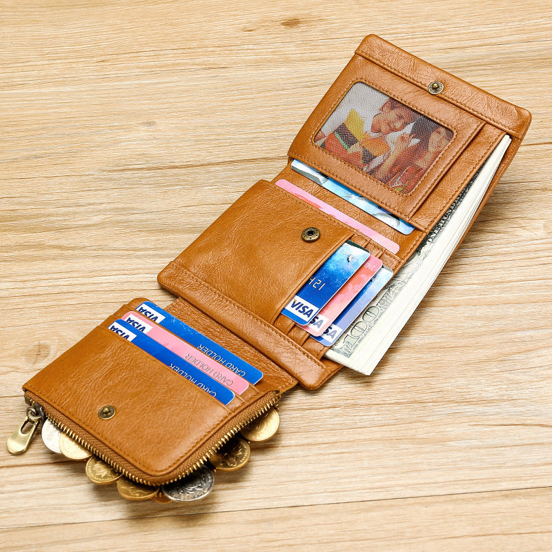 Premium Leder Reisebrieftasche