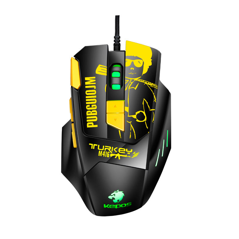 Hochpräzise Gaming-Maus mit einstellbaren DPI-Einstellungen Brehn