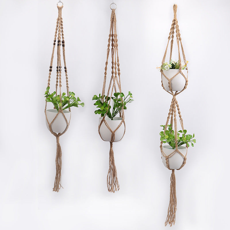 Makramee Pflanzenhalter mit kunstvollem Design Brehn