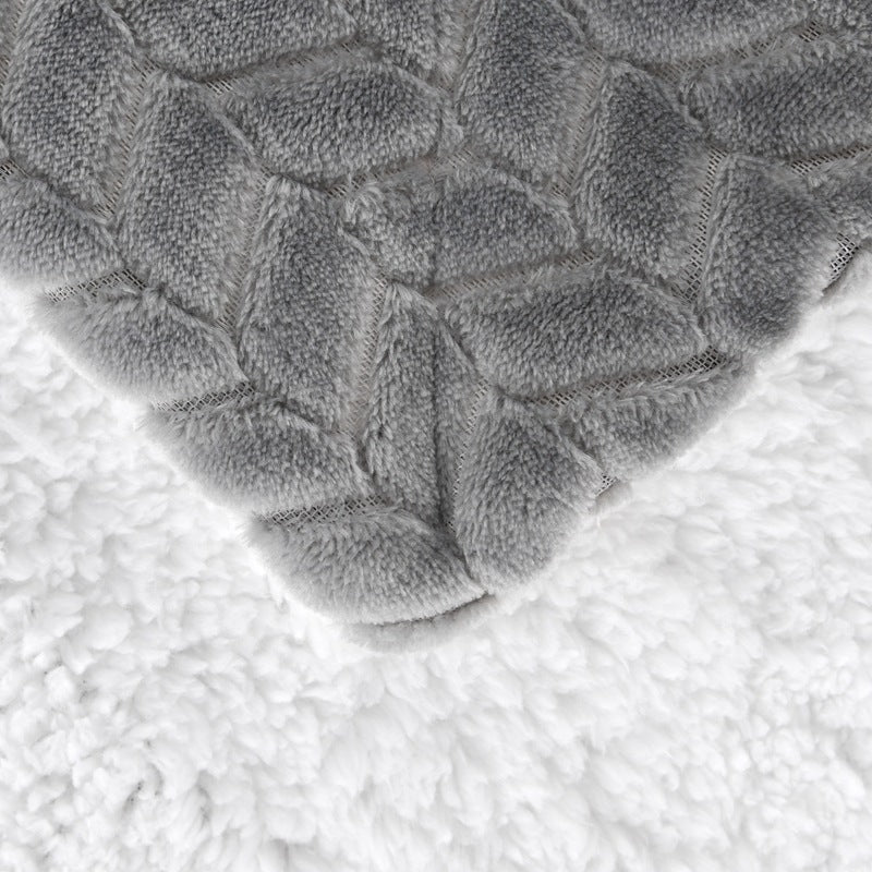 Damen kuschelige und warme Fleece-Decke mit hohem Kragen Brehn