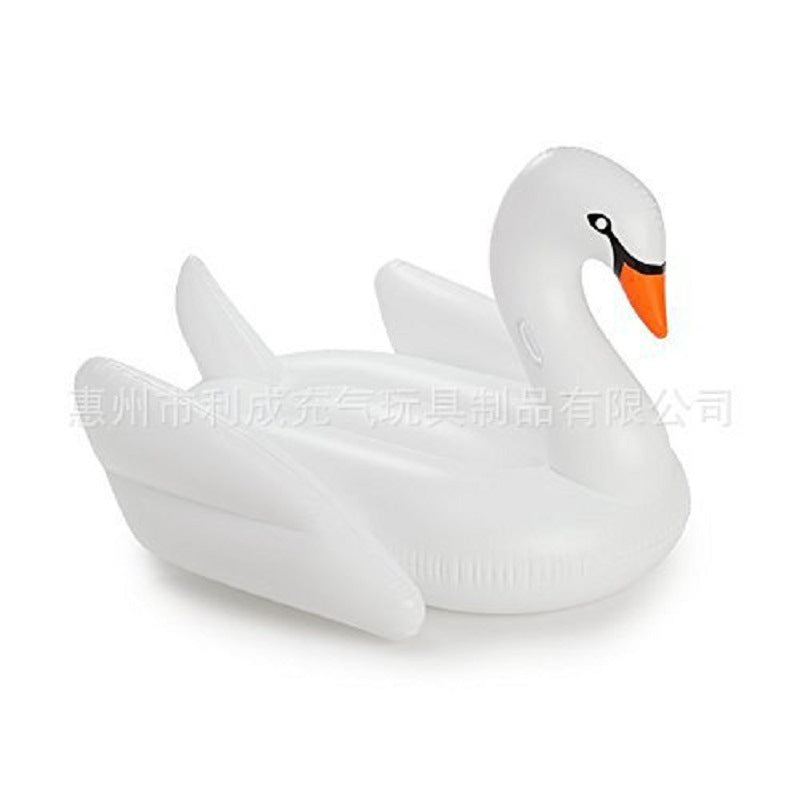 Unisex Aufblasbares Schwimmtier in Form eines eleganten Schwans Brehn