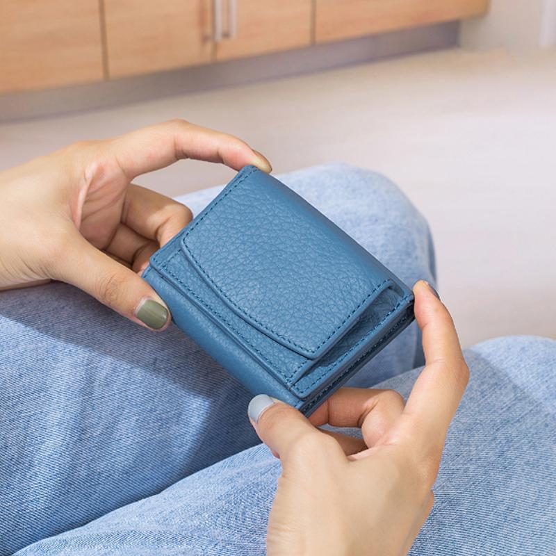 RFID Geldbörse aus weichem Leder