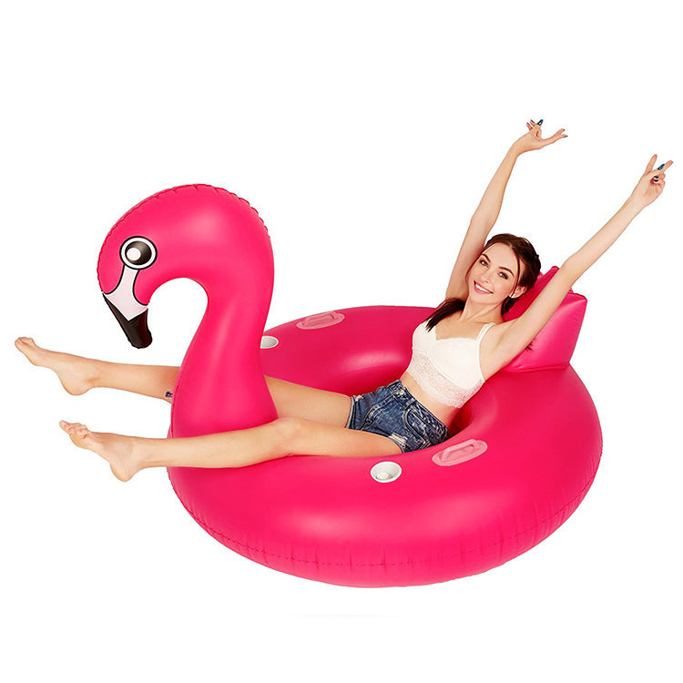 Damen Aufblasbarer Schwimmflamingo Brehn