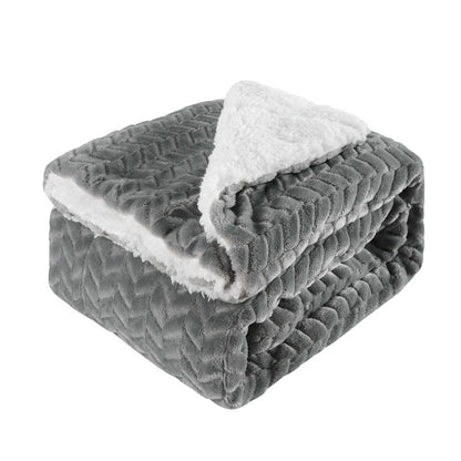 Damen kuschelige und warme Fleece-Decke mit hohem Kragen Brehn