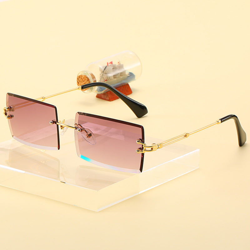 Moderne geometrische Rahmen-Sonnenbrille Brehn