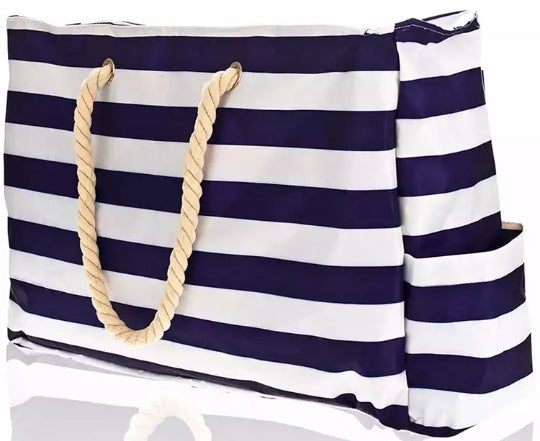 Strapazierfähige Strandtasche mit Extra Großem Stauraum und Praktischen Seitentaschen Brehn