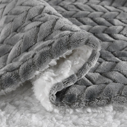 Damen kuschelige und warme Fleece-Decke mit hohem Kragen Brehn