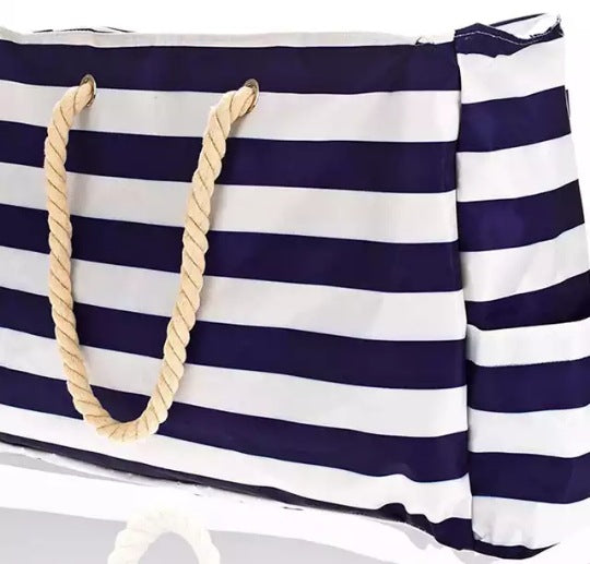 Strapazierfähige Strandtasche mit Extra Großem Stauraum und Praktischen Seitentaschen Brehn