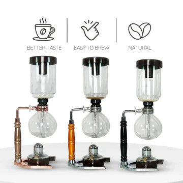 Japanische Siphon-Kaffeemaschine